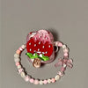 Simple Strawberry Airpod Case with Strap