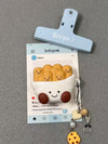 Cartoon French Fries Case with Matching Charm