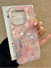 Pink Metallic Princess Castle