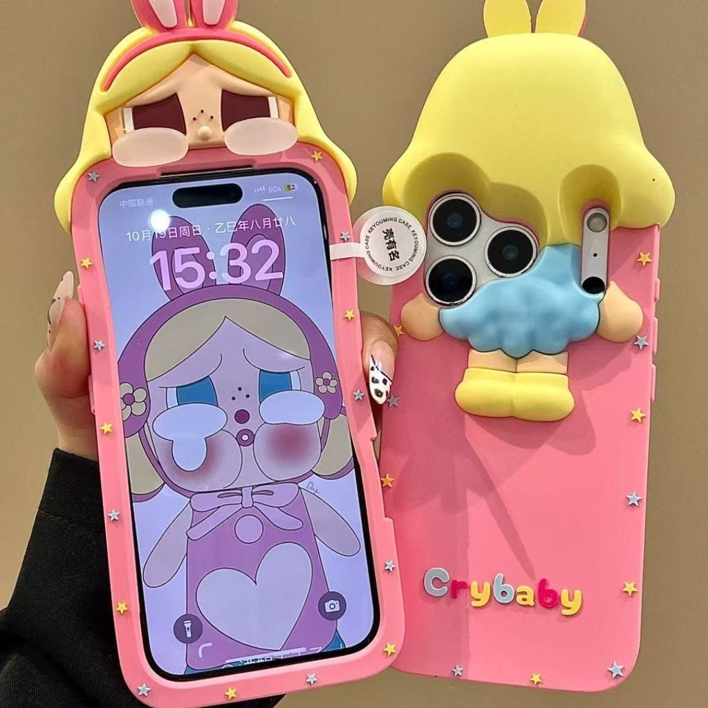 Silicone Cartoon Cry Girl