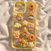 Yellow Bear Transparent Case with Mini Bears