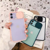 Shockproof Matte Transparent Case With Camera Protector