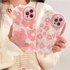 Anti-slip Shock-proof Girly Multiple Pink Flower Rounded Case