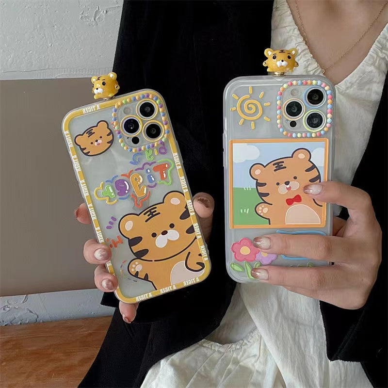 Adorable Shock-proof Miniature Tiger Case