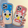 Funny Clown Face with Wavey Borders For All iPhone Cases