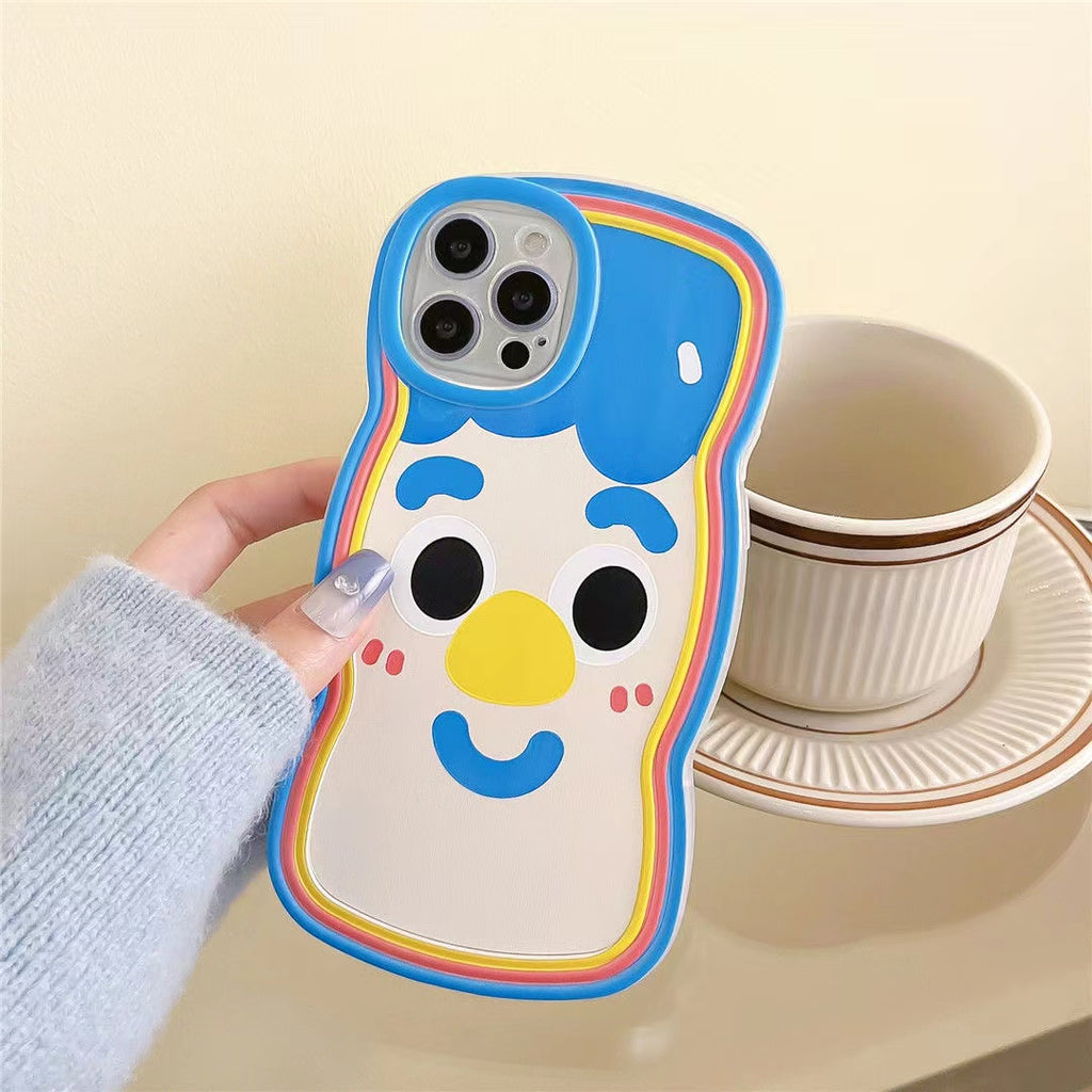 Funny Clown Face with Wavey Borders For All iPhone Cases