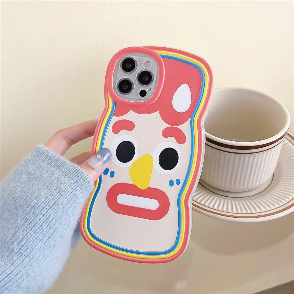 Funny Clown Face with Wavey Borders For All iPhone Cases