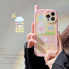 Unique Pastel Pink Bunny Y2K Cellphone Shaped Case For iPhones