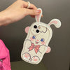 New iPhone 14 Case | Cute White Bunny with 3D Ears For All iPhones