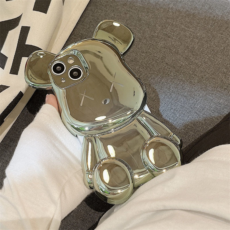 3D Metallic Knock-out Bear