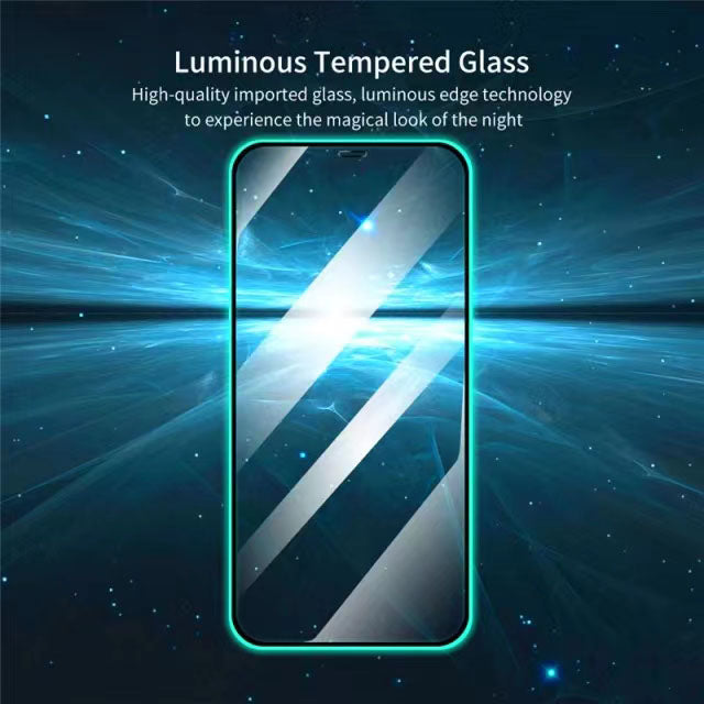 Tempered Glass Luminous Screen Protector For iPhone