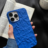 Anti slip, Shockproof Blue wave textured case