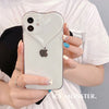 Simple Basic Clear Case with Heart Boarder  