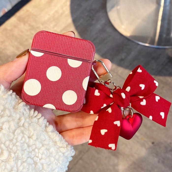 Red Polkadot Case With Charm