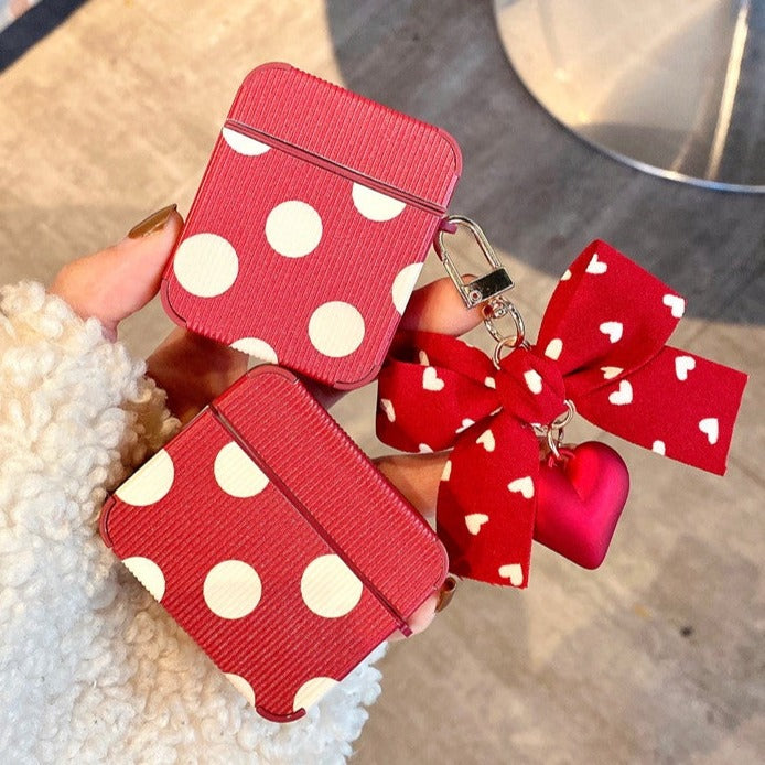 Red Polkadot Case With Charm