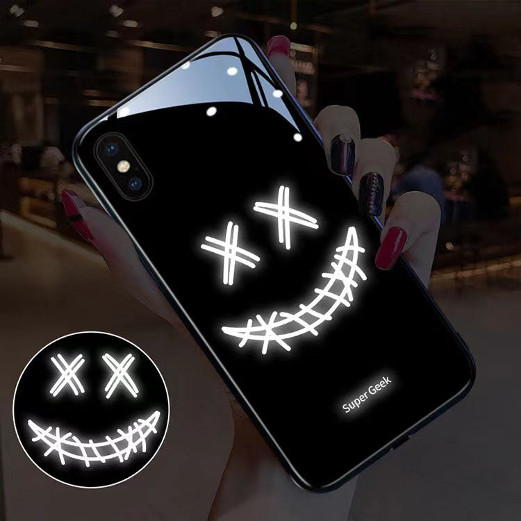 LED XX Smiley Face Light Up Case