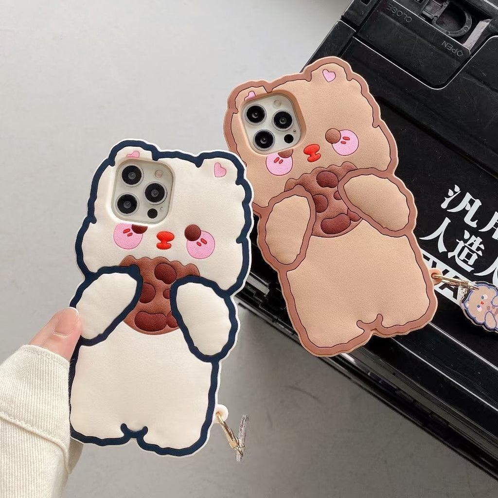 Silicone Cookie Bear Case