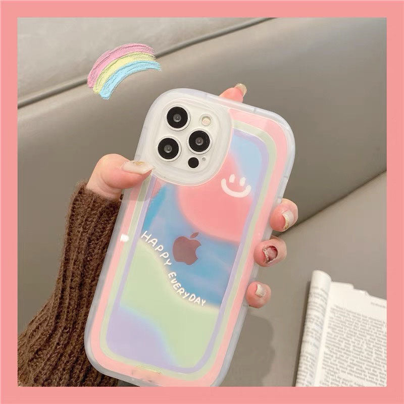 Anti-shock Durable Happy Everyday Pastel Rainbow Case